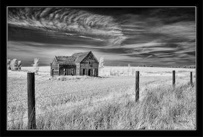 infared farm photo